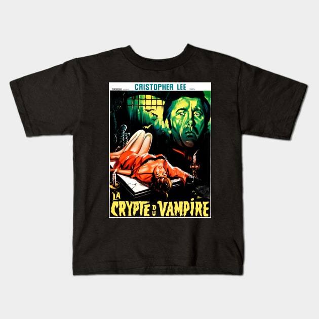 La Crypte du Vampire (1964) Kids T-Shirt by Scum & Villainy